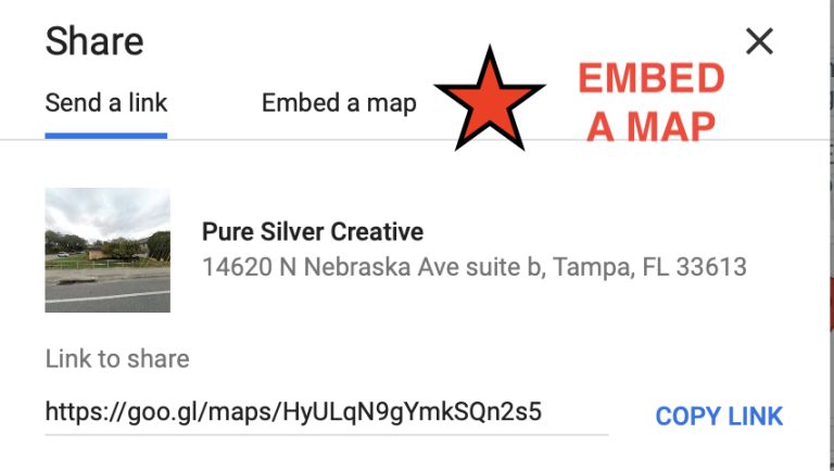 STEP 3. Choose To Embed a Map